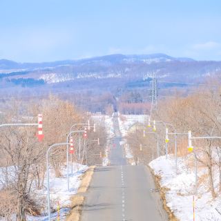 A drive through Obihiro with views stretching into the distance
