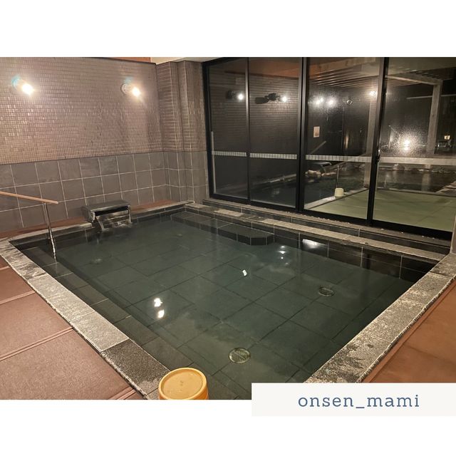 昼も夜も綺麗な空が見れる露天風呂♨️