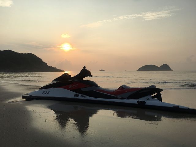 One night camping at Ham Tin