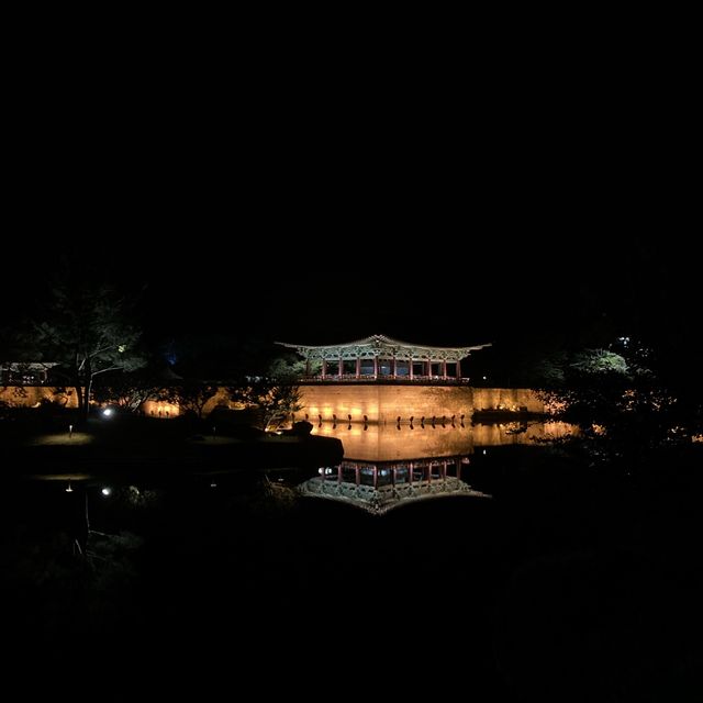 역사의 명소 경주 야간데이트_안압지