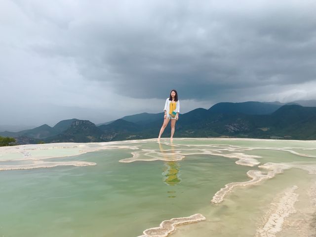 夢幻的墨西哥小棉堡Hierve el Agua