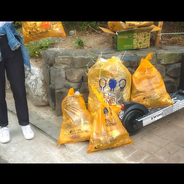 보코서울강남과 함께 한 플로깅 in 서울, 학동근린공원