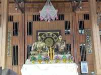 ฝึกจิตนั่งสมาธิที่วัดสังฆทานกันค่ะ