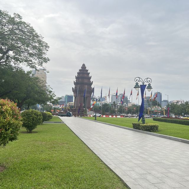 Independent movement in Phnom Penh, Cambodia 