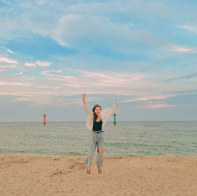 한적한 동해바다가 보고싶다구? 🌊 강원도 고성 <봉포해변>