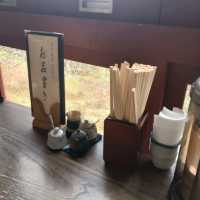 いちむらで海老とじ蕎麦