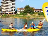 พายเรือคายัคชมธรรมชาติที่วังเวียง