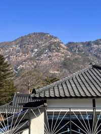 산정호수를 바라보는 호수뷰 한옥베이커리카페 #가비가배