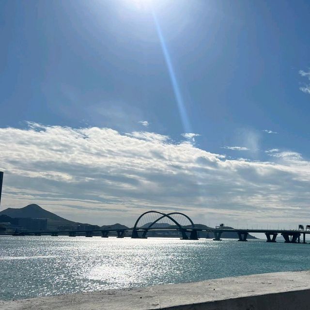 將藍大橋 , 將軍澳澳南海濱公園！新地標！打卡聖地！