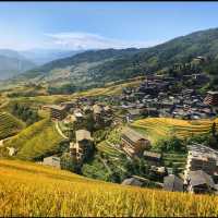 Rice terraces in Guilin