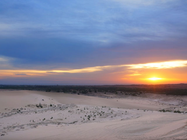 Red and White Sand Dunes of Mui Ne 