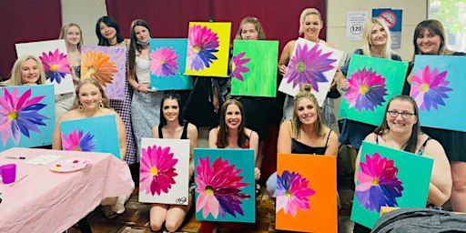 Adelaide Paint and Sip - Bold Floral | Paintelaide - Adelaide's Paint and Sip Studio