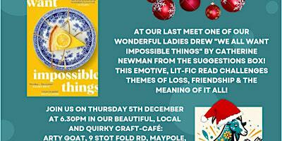 Arty Goat Book Club - December Meet | Arty Goat Cafe