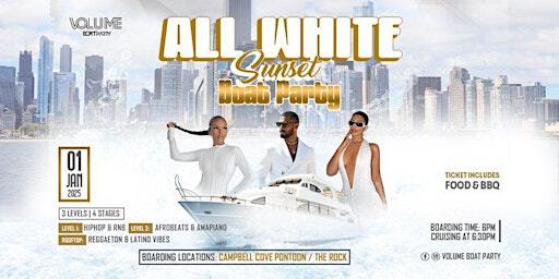 BAFANA ALL WHITE SUNSET Boat Party - AFRO - AMAPIANO HIP-HOP & REGGAETON! | Campbell’s Cove Pontoon.