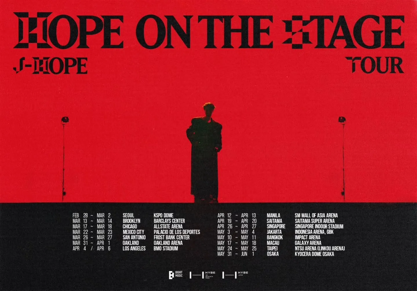 BTS J-HOPE 2025台北演唱會 | 「HOPE ON THE STAGE」 | 國立體育大學體育館