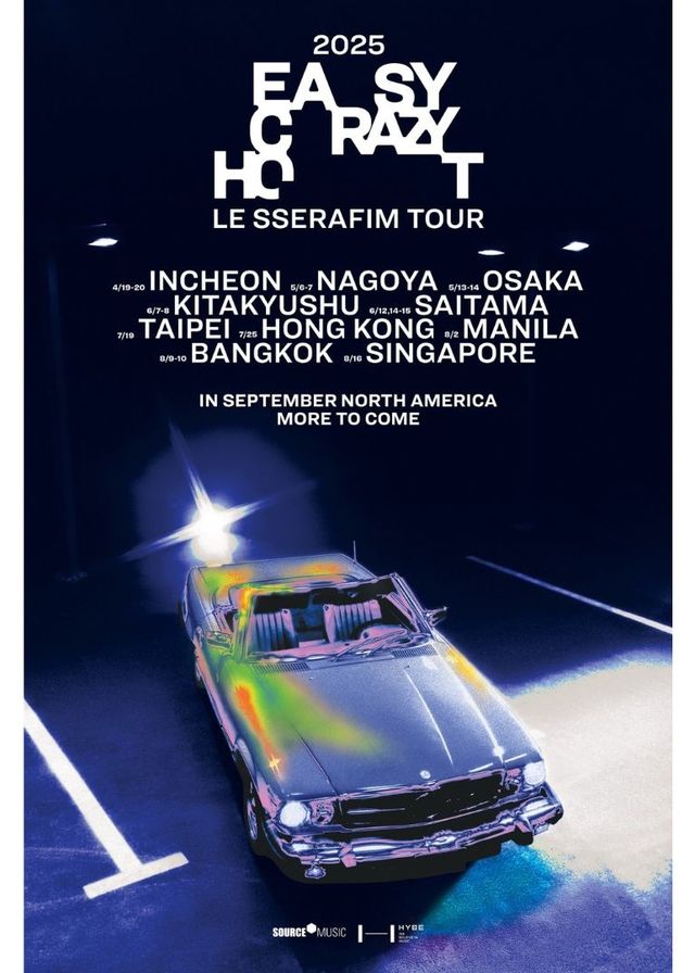 曼谷 | LE SSERAFIM演唱會2025曼谷站 | 2025 LE SSERAFIM TOUR 'EASY CRAZY HOT' IN BANGKOK | 待公布