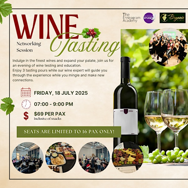 Wine Tasting | The Enneagram Academy @ ARC 380
