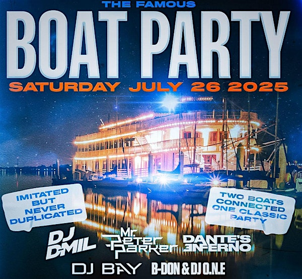 THE FAMOUS BOAT PARTY 2025 | Padelford Riverboats