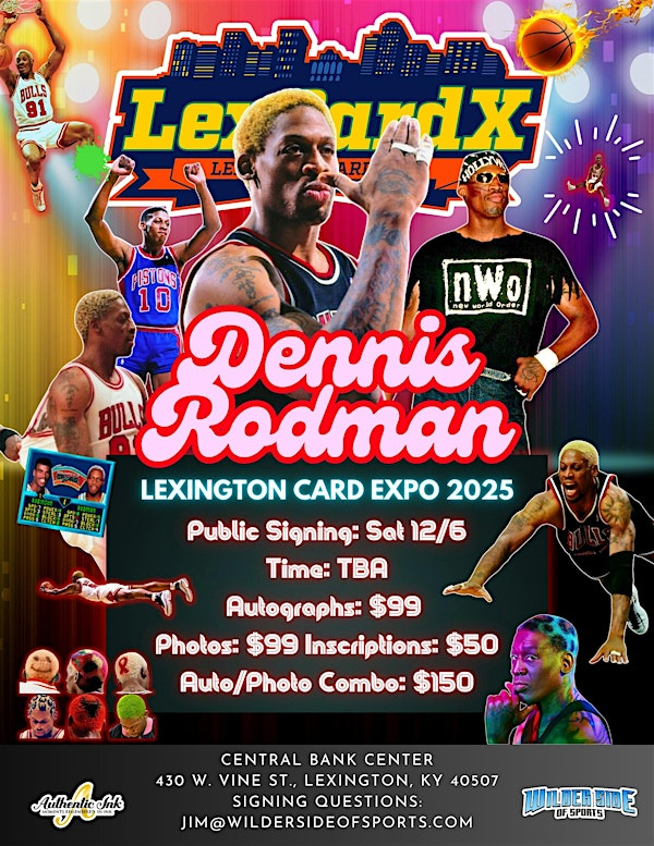 Dennis Rodman Meet & Great | Central Bank Center