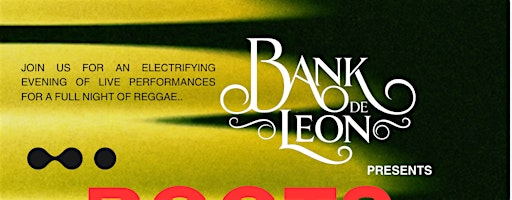 Reggae at Bank de Léon | Live Reggae Night in Wolverhampton | BANK DE LÉON