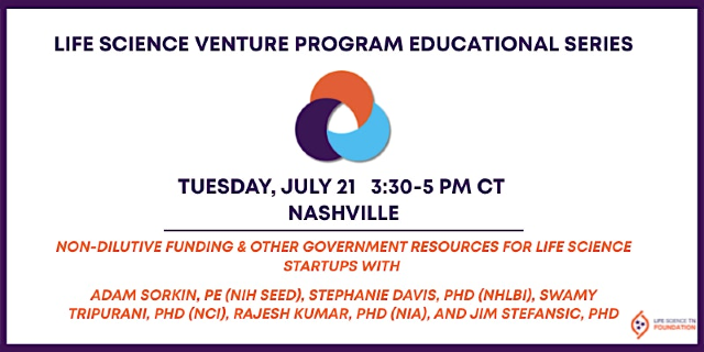 Non-Dilutive Funding & Other Government Resources for Life Science Startups | Launch Tennessee