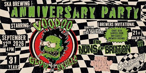 Ska Brewing's 31st Anniversary | Ska Brewing Co