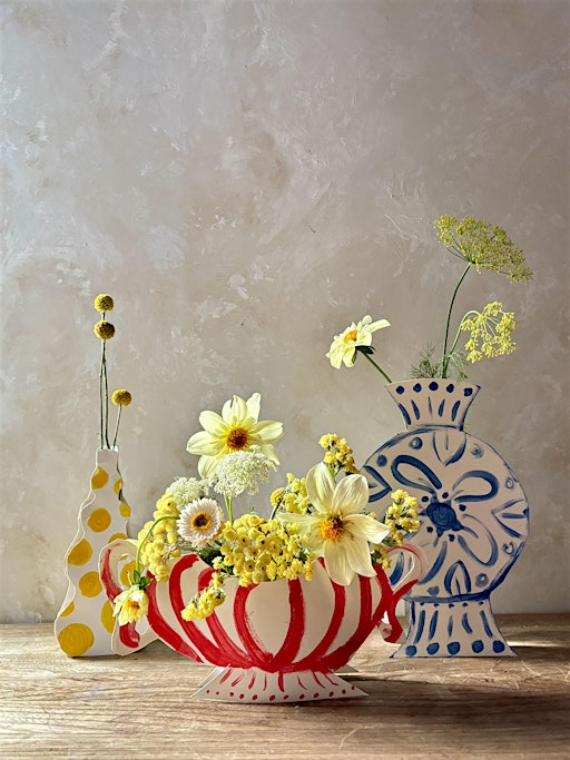 Power Hour: Painted Paper Vases & Blooms | Sage and Solace, Farmstays and Venue