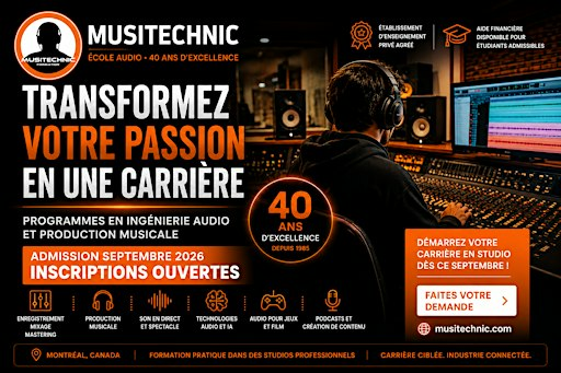 Musitechnic Open House — Audio Programs | Musitechnic / Collège Unica