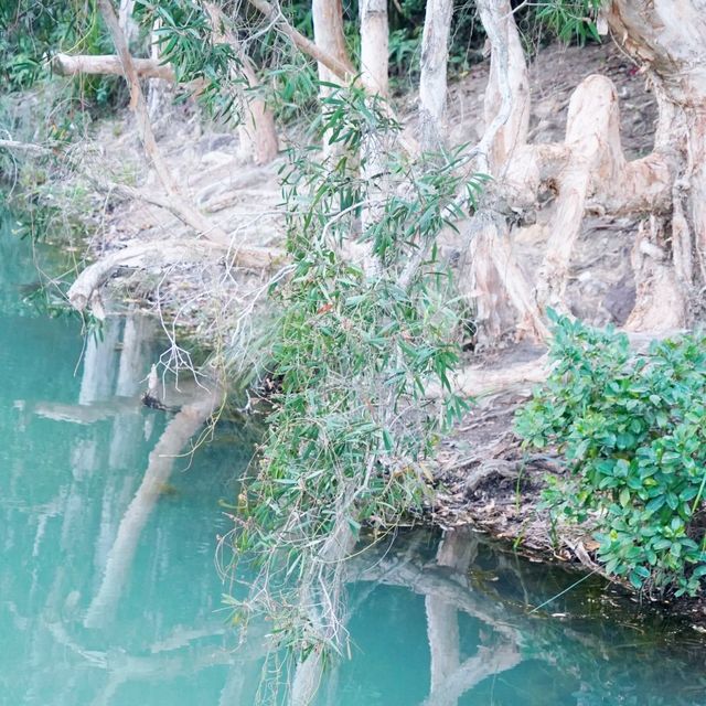 藍地水塘