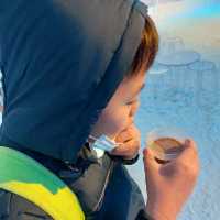 極地冰，
好似去左北極咁，零下15度咋