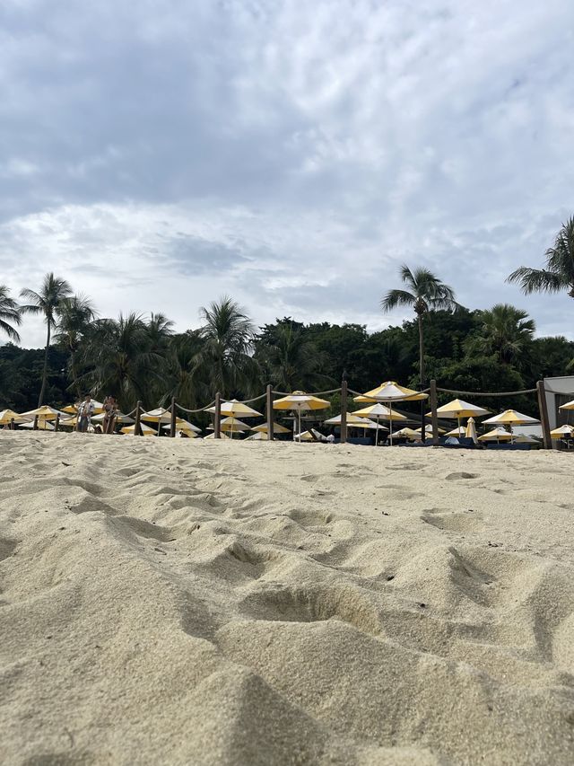 Catching the sun at tanjong beach club 🏖☀️