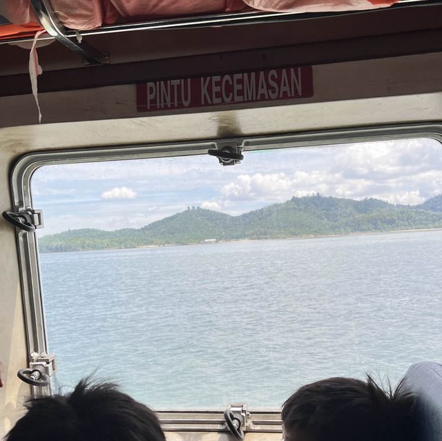 Ferry from Lumut to Pangkor, nice views 