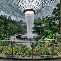 A fountain in the airport 