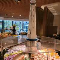 海洋公園萬豪酒店的自助早餐👍