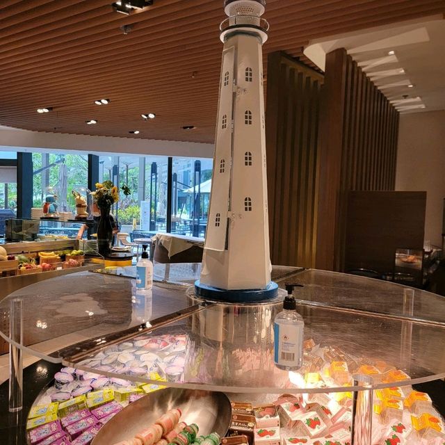 海洋公園萬豪酒店的自助早餐👍