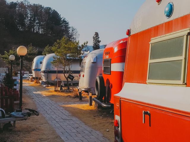 자가격리없이 다녀오는 미국느낌 카라반 캠핑 숙소