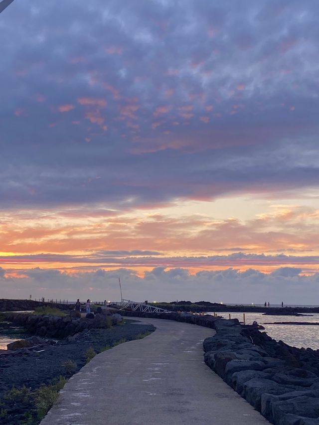 [제주도] 제주도 노을 스팟중 최고봉✨ 풍차와 노을의 조화