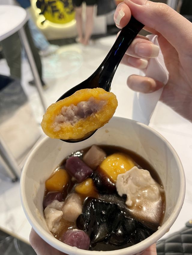 💜 必試包心芋泥+芋泥球❗️旺中手工芋圓店
