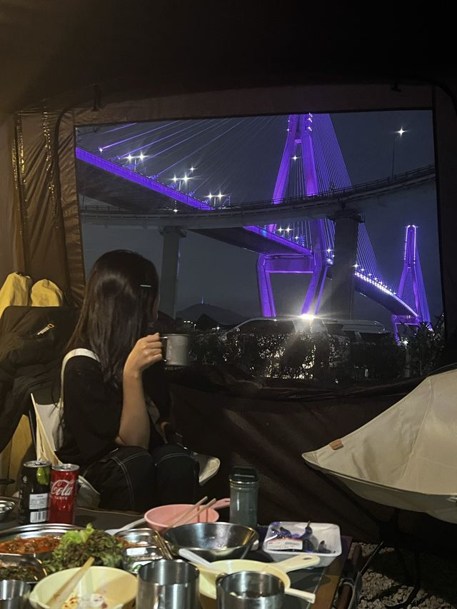 [부산]부산항대교 아래에서 먹는 바베큐❤️
