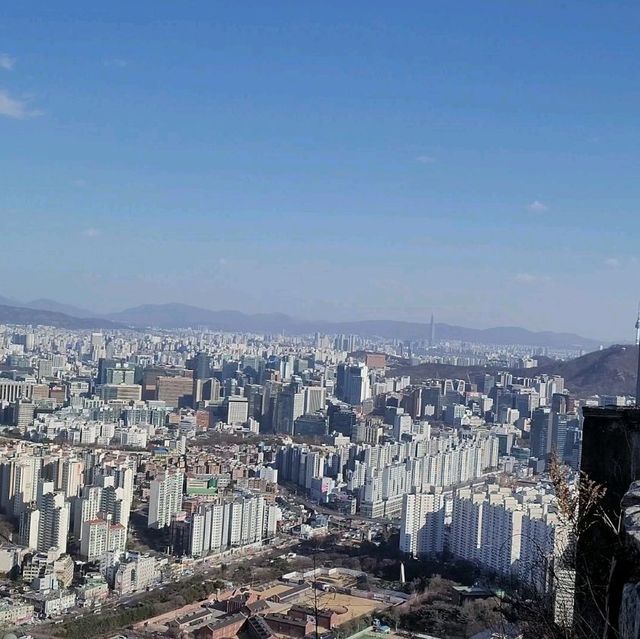 Seoul City View at Ansan Mountain