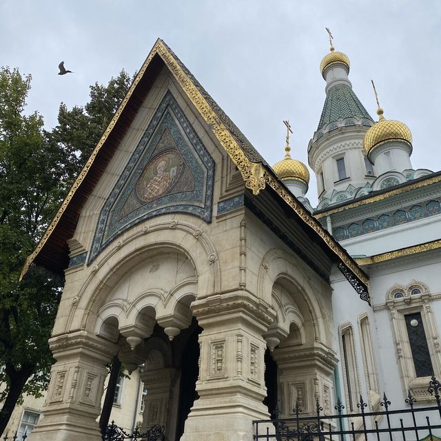 The beautiful Russian Church in Bulgaria  