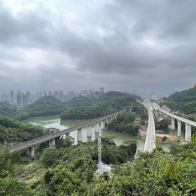 深圳高峰水庫：山水連城