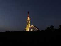 A night view of the church @ Yunman lake. Wow