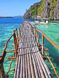 The most beautiful sea-to-lake in the Philippines, comparable to the Maldives in beauty.
