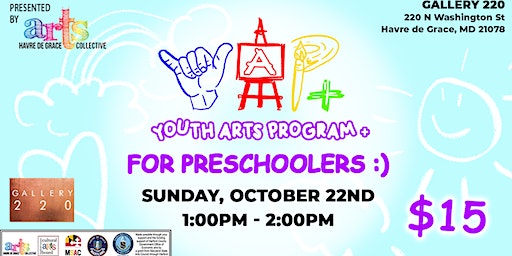 YAP+ Workshop for PRESCHOOLERS :) | 220 N Washington St
