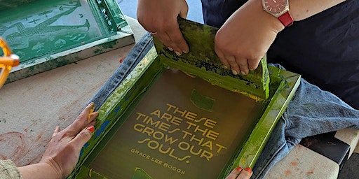 Screen Printing Workshop | Inglewood Open Studios | Nation's Lab Training