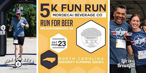 5k Beer Run x Mordecai Beverage Co. | 2024 NC Brewery Running Series | Mordecai Beverage Company