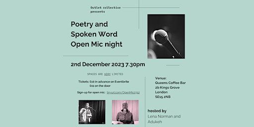 Outlet Collective Presents: Music and Poetry Open Mic night | Queens Coffee Bar