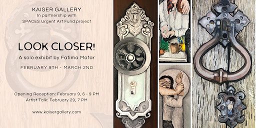 Artist Talk: Look Closer! | Kaiser Gallery