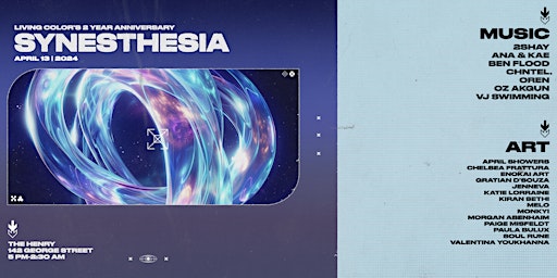 Living Color Presents: SYNESTHESIA | The Henry